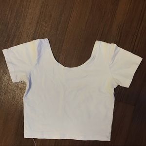 WHITE CROP TOP | S